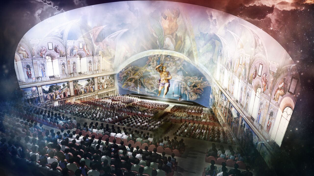 Giudizio Universale Michelangelo and the Secrets of the Sistine Chapel Auditorium Conciliazione Zerkalo Spettacolo