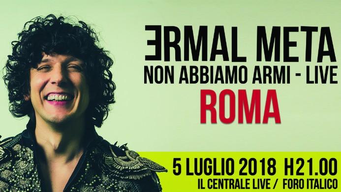 Ermal Meta concerto Roma Il Centrale Live Foro Italico Zerkalo Spettacolo