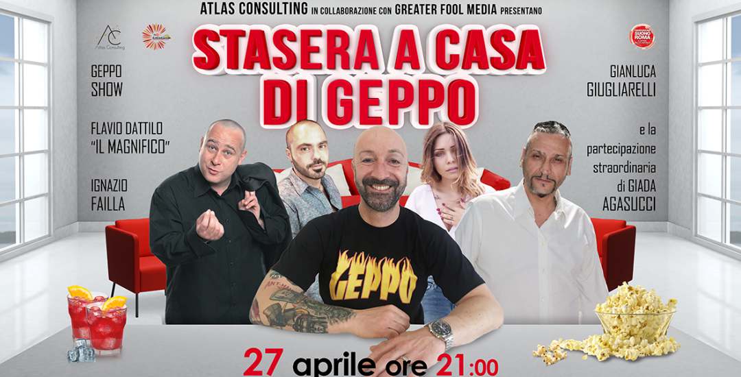 Stasera a casa di Geppo al Teatro Brancaccio. Due ore di show con Simone Metalli zerkalo spettacolo