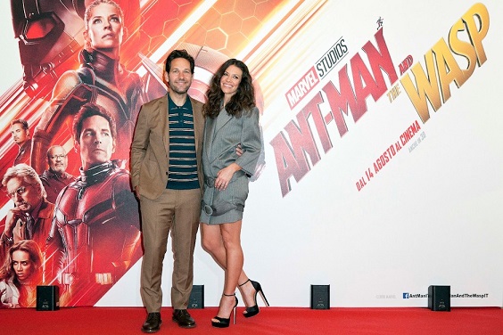 Paul Rudd ed Evangeline Lilly supereroi in Ant-Man and The Wasp: "Che famiglia meravigliosa la Marvel!"
