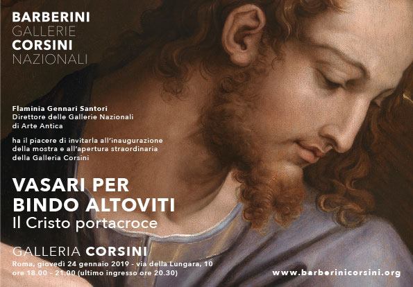 vasari cristo portacroce galleria corsini zerkalo spettacolo