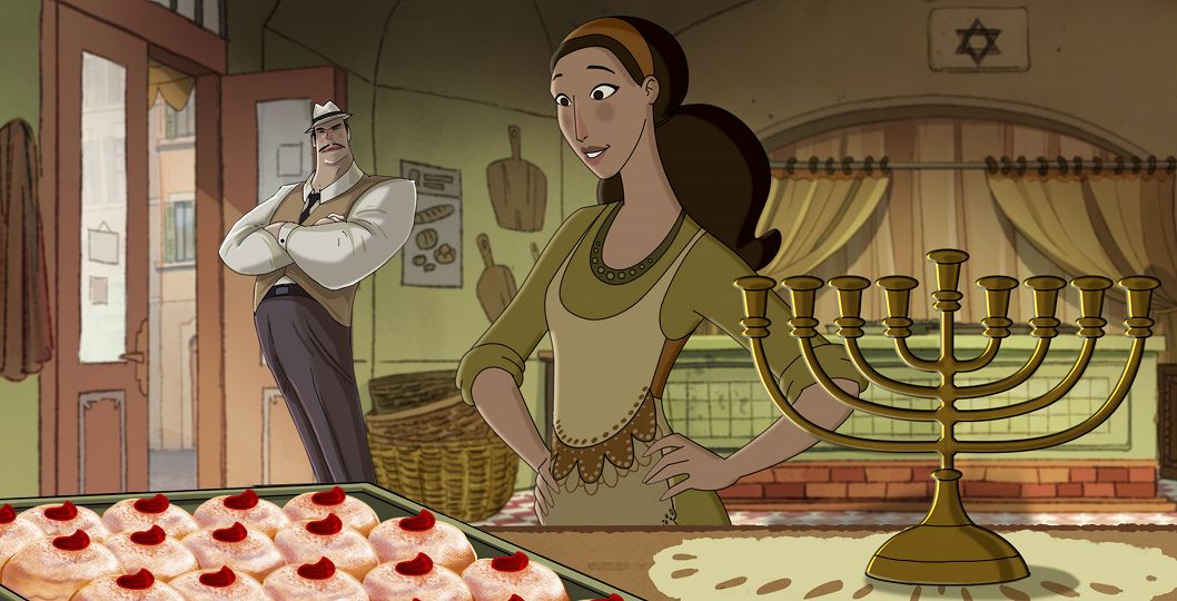 Hanukkah La festa delle luci il corto animato con le voci di Luisa Ranieri e Francesco Pannofino zerkalo spettacolo