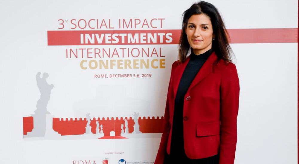 virginia raggi al social impact investiment zerkalo