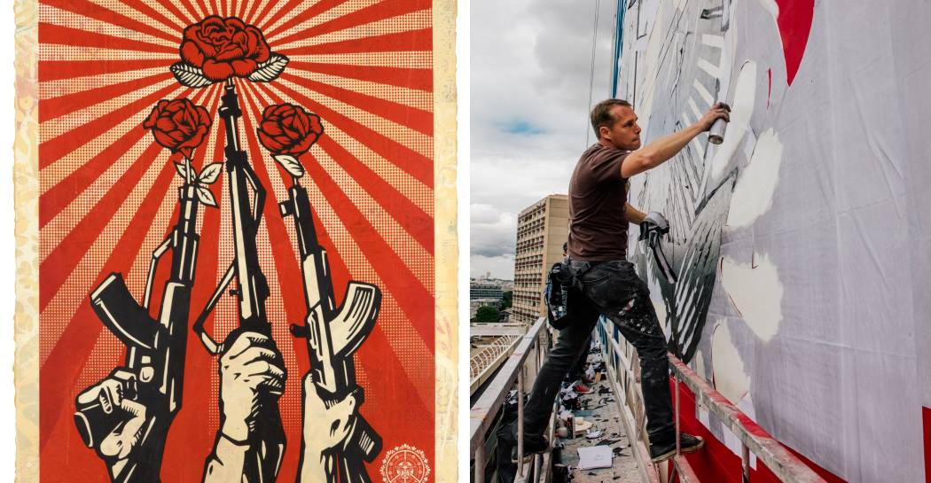 Shepard Fairey e Sten Lex in mostra alla Galleria d'Arte Moderna zerkalo spettacolo