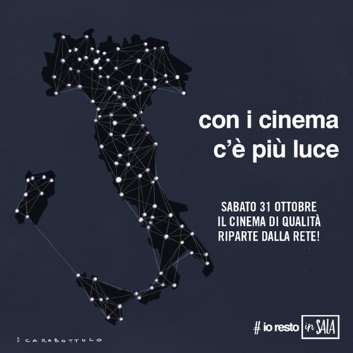 #iorestoinSALA, dal 31 ottobre torna il circuito nazionale di sale cinematografiche di qualità zerkalo spettacolo