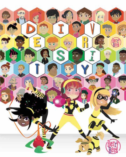 BERRY BEES, la serie animata di Rai Gulp premiata a Diversity Media Awards, gli Oscar dell'inclusione zerkalo spettacolo