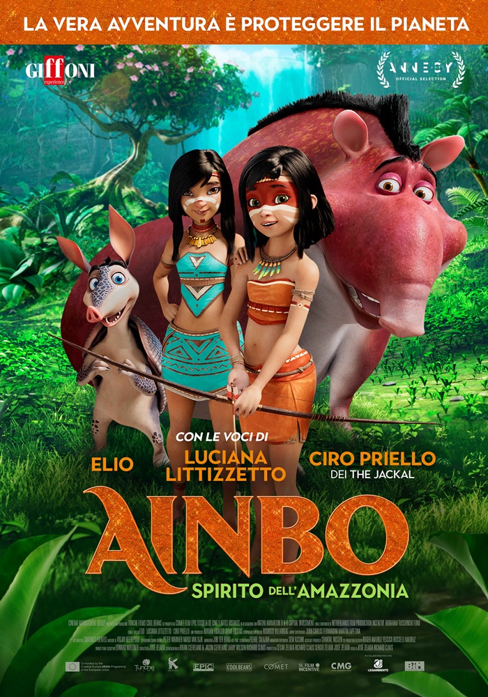 AINBO - Spirito dell'Amazzonia, al cinema il film animato con le voci di Elio, Littizzetto e Priello zerkalo spettacolo