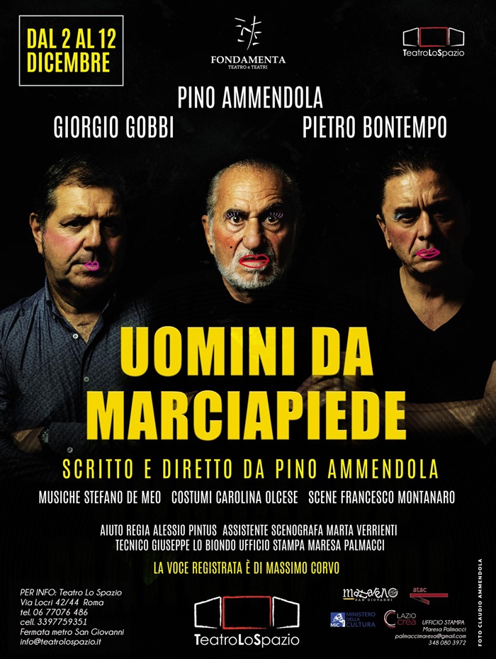 Uomini da marciapiede, al Teatro Lo Spazio il nuovo spettacolo di Pino Ammendola zerkalo spettacolo