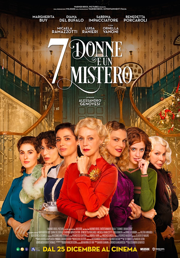 7 donne e un mistero, la recensione del film di Alessandro Genovesi con un cast di stelle italiane zerkalo spettacolo