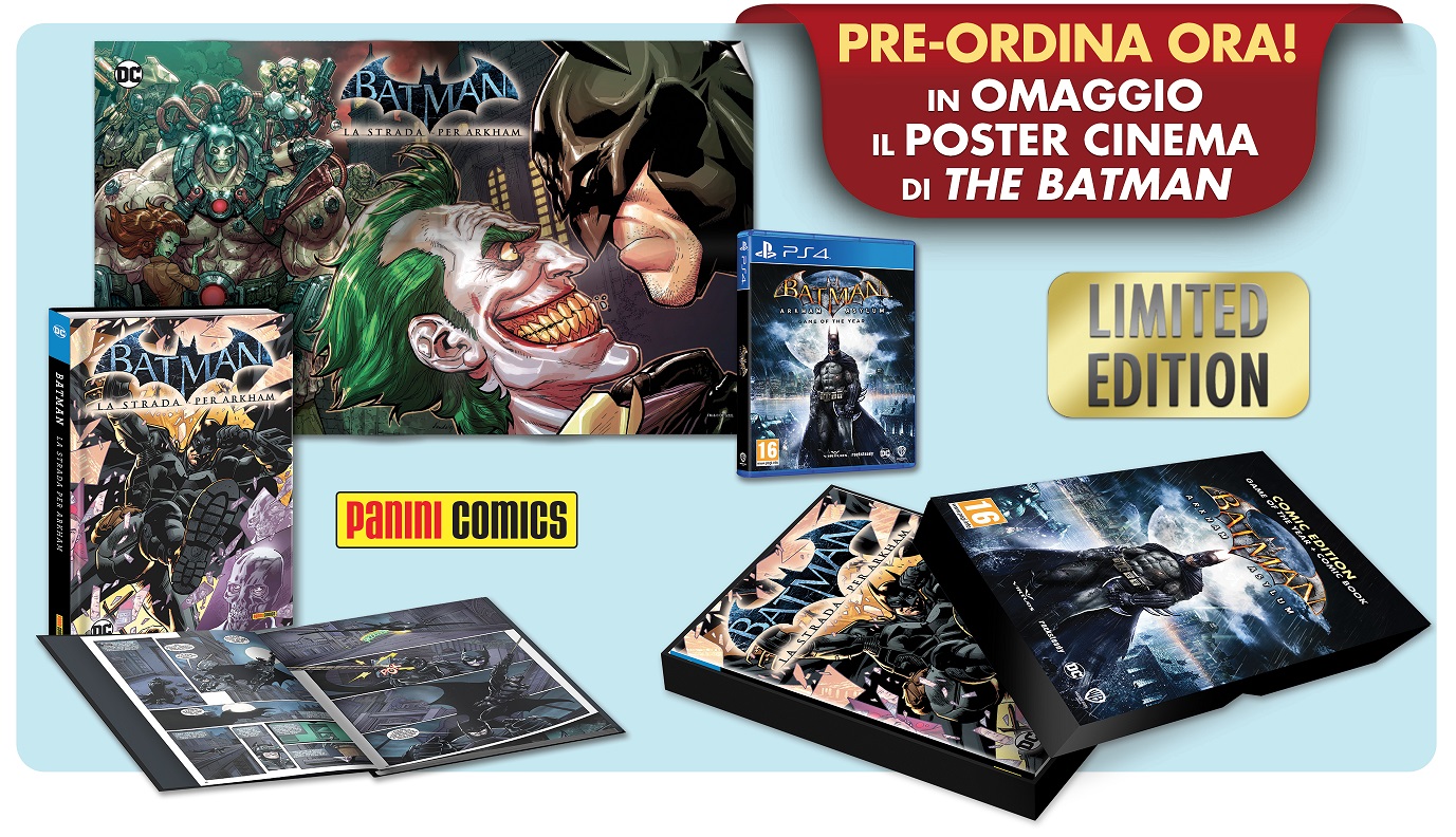Batman: Arkham Asylum, disponibile in pre-order l’esclusiva Comic Edition zerkalo spettacolo