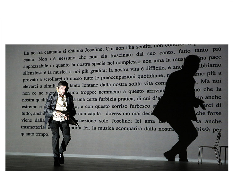 Teatro India, arriva Josefine, rilettura di Bartolini/Baronio del racconto di Franz Kafka zerkalo spettacolo